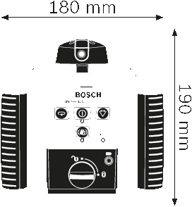 博世 GRL 300 HV激光掃平儀尺寸 博世 GRL 300 HV激光掃平儀尺寸